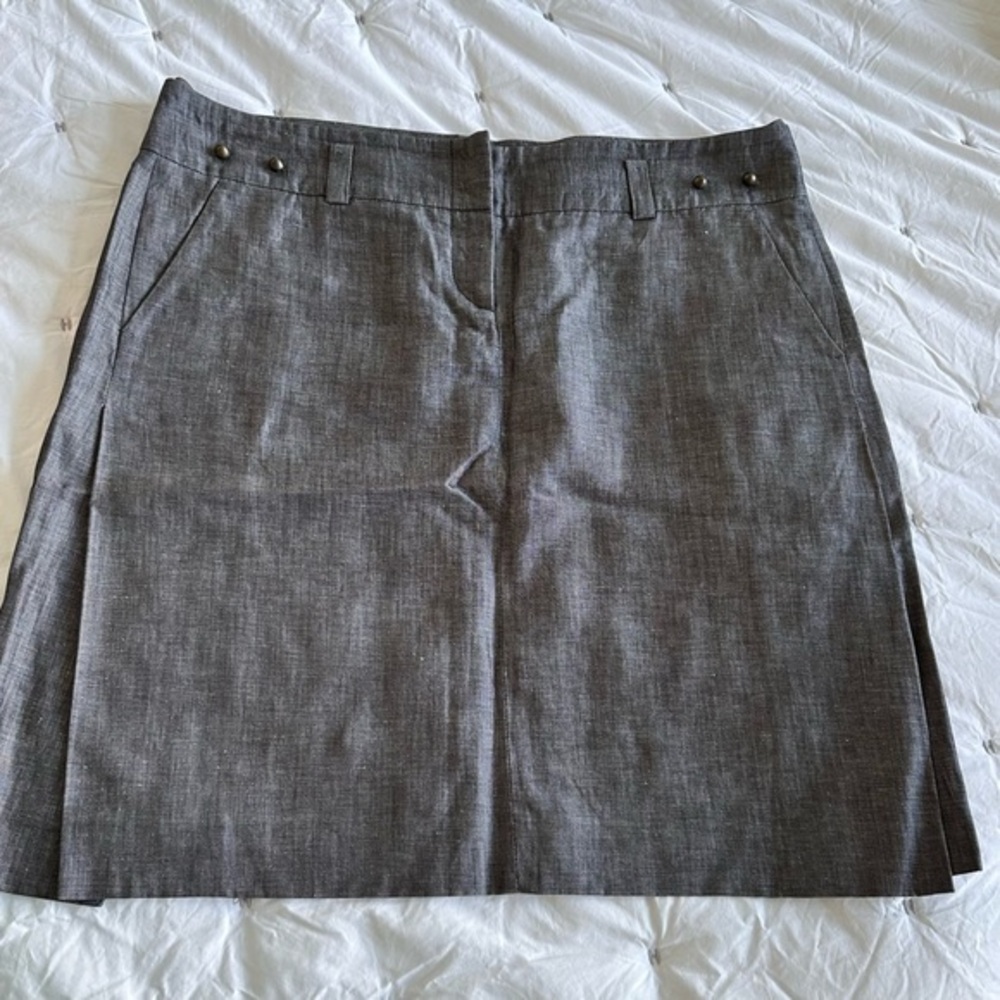 Hugo Boss Cotton Linen Skirt - size 10